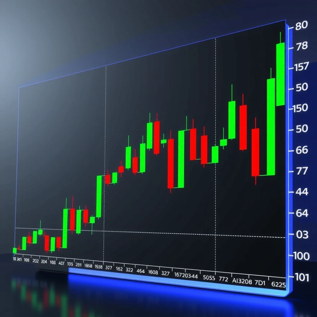 Trading chart patterns background